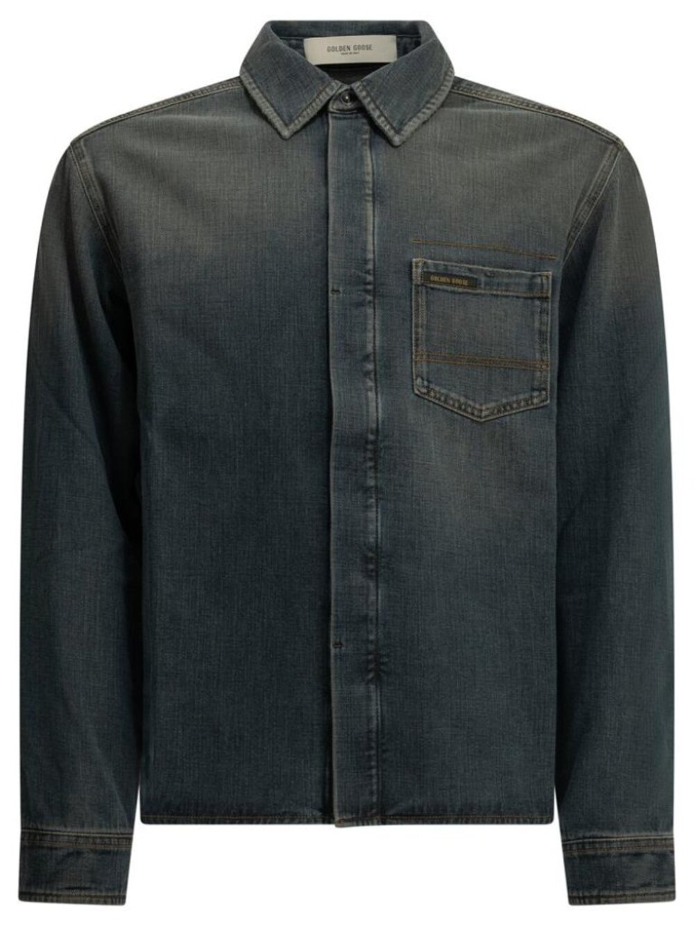 Golden Goose Casual Denim Shirt Tag Size M Men